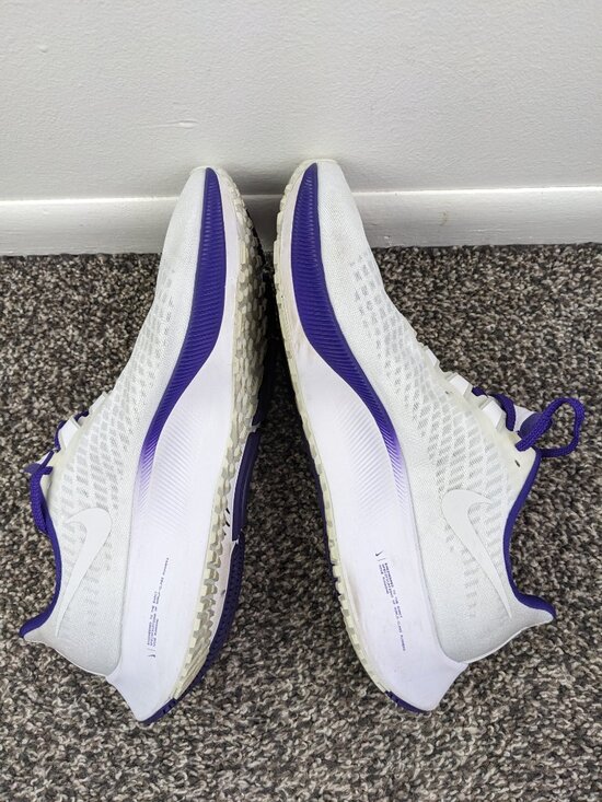 Nike Air Zoom Pegasus 37 Minnesota Vikings White Purple Mens Size 9 CZ5466-100 main image 5